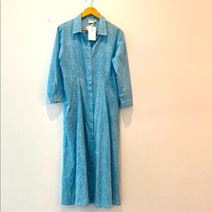 Julia Amory Blue Shirt Dress